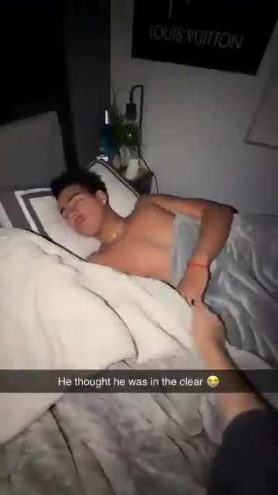 Wheezing in bed at this one
