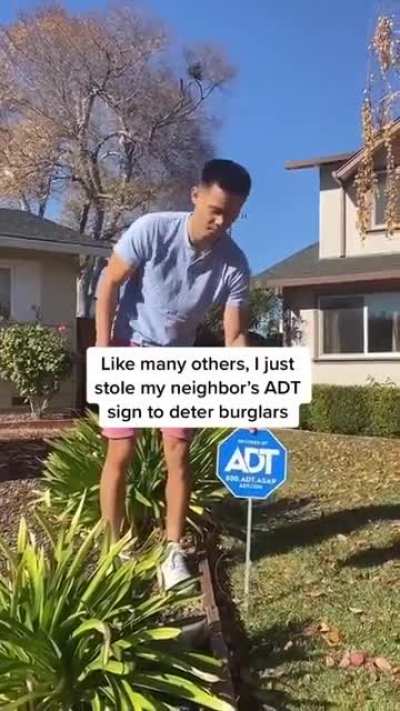 man found the best way to get rid of burglars