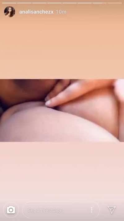 She uploaded the uncensored version on her Instagram this morning lol
