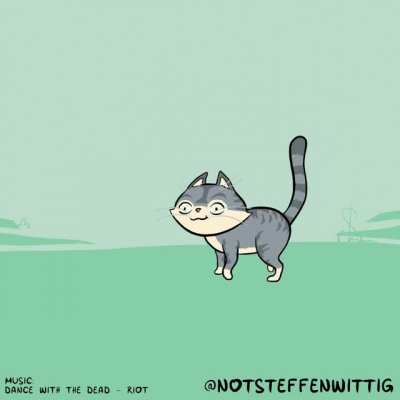 My cat every morning [OC]