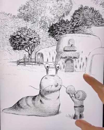 This artist (Bobby Chiu) creates amazing &ldquo;Infinite Zoom&rdquo; art