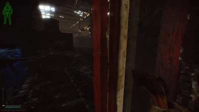 The moment you see an enemy's laser