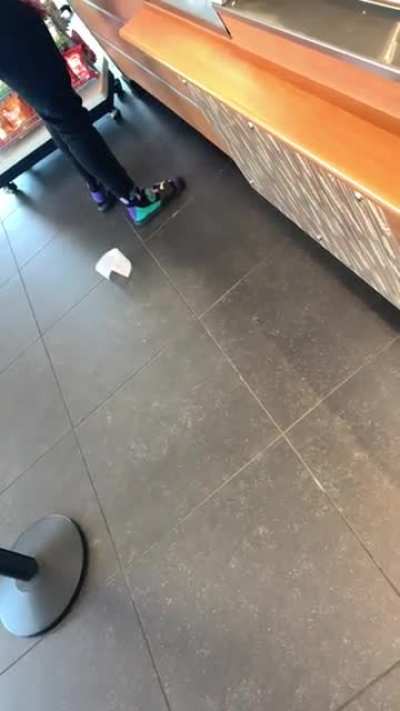Boyfriend caught a freakout in subway today...
