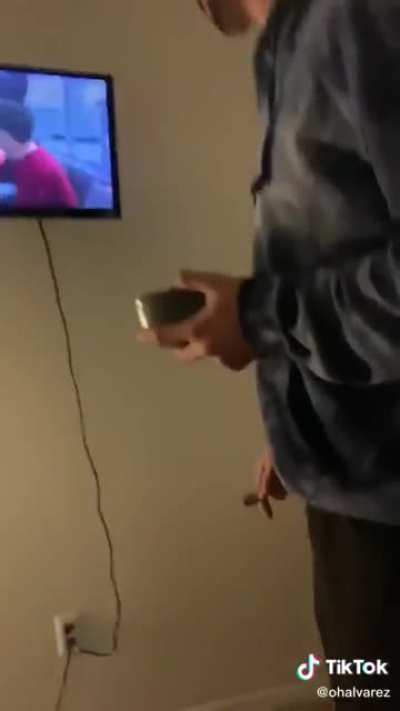 When you fix the TV
