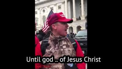American Fascism, wrapped in the flag and carrying the cross