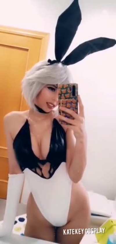 My 2B Bunny Cosplay From Nier Automata- By Kate Key (self)