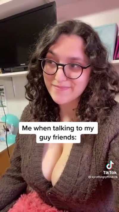 Nerdy Girl With Big Boobs