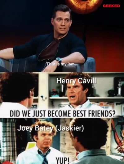Henry Cavill and Joey Batey (Jaskier) talk Warhammer 40K. Custodes vs Necrons in the future?