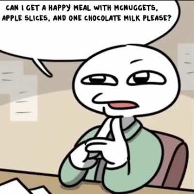 I'd like a Happy Meal