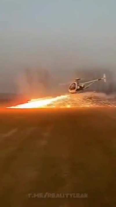 Helicopter Fireworks!
