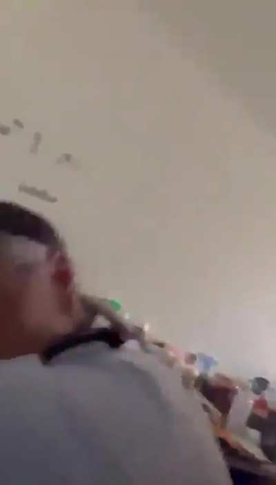 Uk Correctional officer getting her back cracked by inmate 