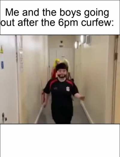 6pm curfew would be very bad
