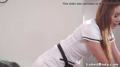 Lesbian massage sex with Serena Blair and Ayumi Anime