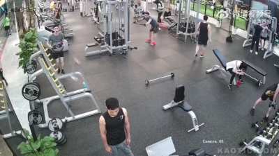 Even the gym is not safe place 