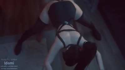 Momiji Bent Over (Idemi) [Dead or Alive]