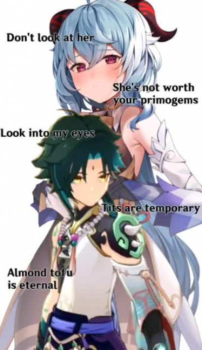 Ignore the seductress, Traveler. (Voiced)
