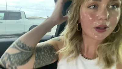 Can I give you a blow job in the parking lot before I go out?