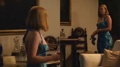 Sarah Snook's delightful derriere can certainly not be hidden. (Succession)