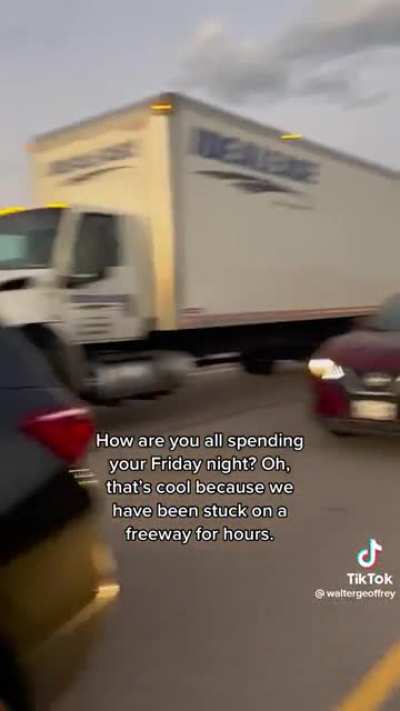 Walter doesn&rsquo;t like being stuck in traffic