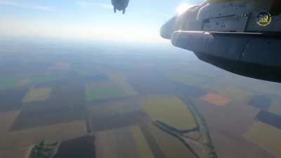 Brief footage of a Ukrainian Su-24M(R) dropping and launching Storm Shadow missiles somewhere in Ukraine at a Russian target
