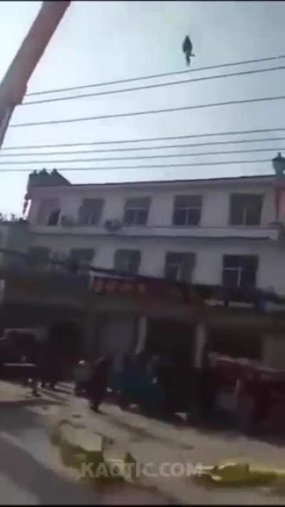 Acrobat Accident.