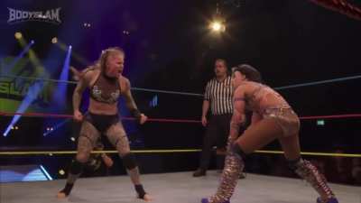 Clips from Aliss Ink v Mercedes Moné Bodyslam Pro Wrestling. She’s so badass🔥