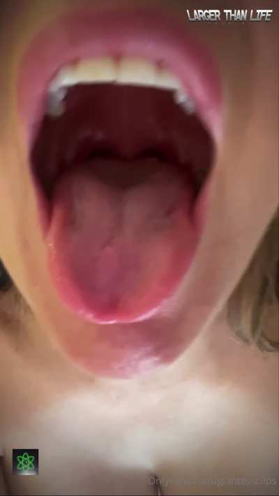 Wouldn&rsquo;t you love to be swallowed whole by Giantess Charley Atwell? 🤯