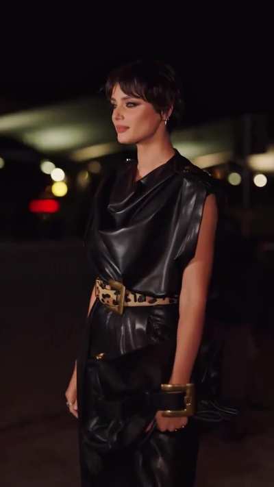 Arriving at Balmain Fall/Winter 25/26, Paris Fashion Week