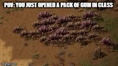 *Maniacal wrapper noises*