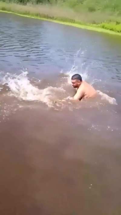 Bro’s lucky day