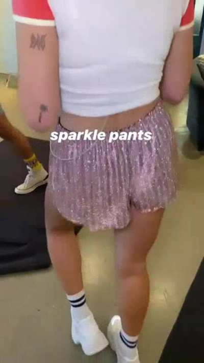 under the pants