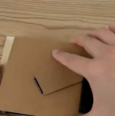 Creating light pictures from paper