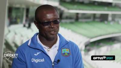 Deadly slower bowl by Curtly Ambrose.