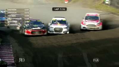 Kevin Eriksson's outrageous move around the outside