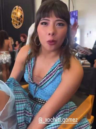 Backstage Cutie Xochitl Gomez at DWTS 20th Birthday Party
