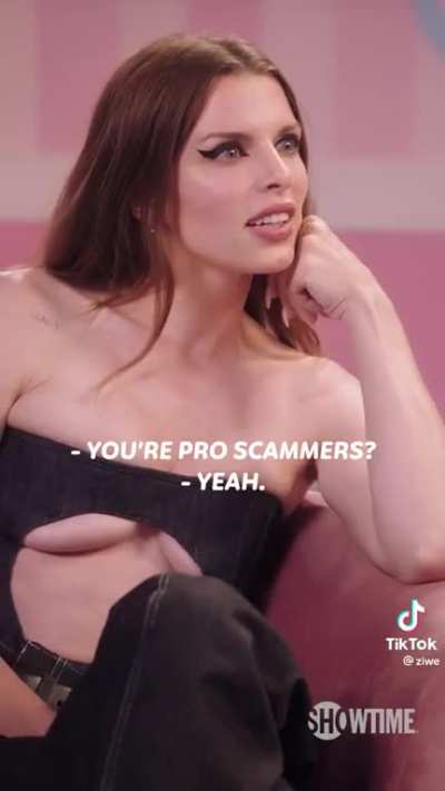 "All white people should be scammed, except her."