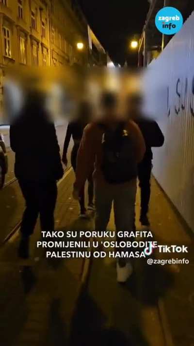 Grafiteri snimljeni u Zagrebu