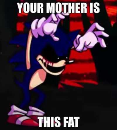 my attempt at doing a sonic.exe impression