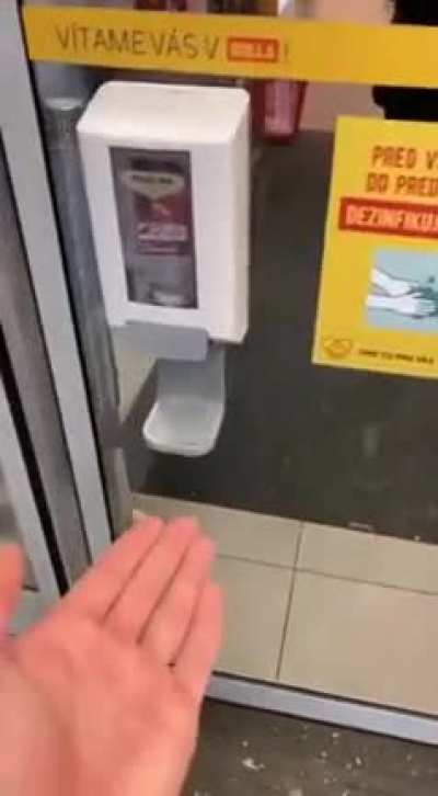 Let me get some hand sanitizer holdup