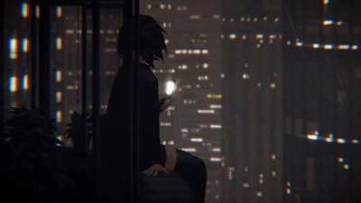 alone in the rain // (link in comments)