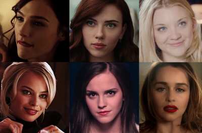 Which one could subdue you with just a look? - Gal Gadot/Scarlett Johansson/Natalie Dormer/Margot Robbie/Emma Watson/Emilia Clarke