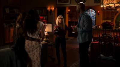 Inbar Lavi ass slapped by Lesley-Ann Brandt
