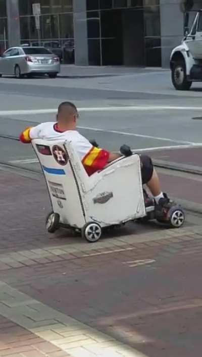 I&rsquo;m walking around like an idiot while this dude is living in 2067