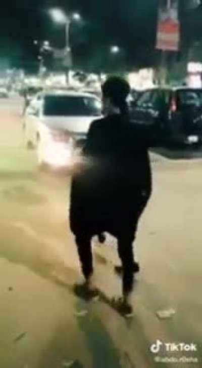 WCGW trolling passing by cars