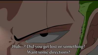 Zoro gets lost and saves Naruto and Sasuke [Animation]