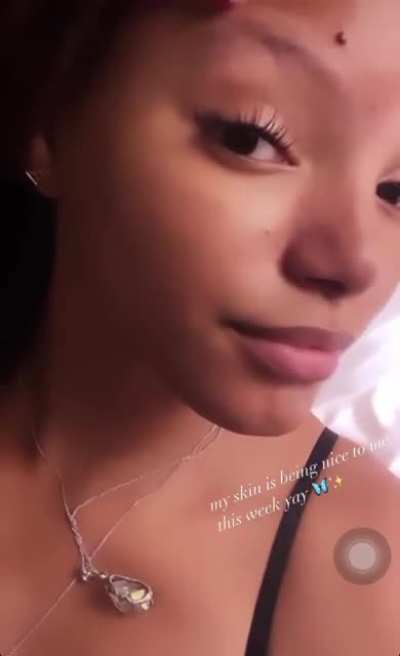 In bed