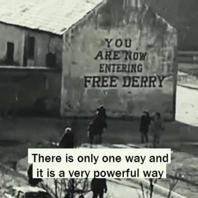 Tribute to John Hume's leadership of the civil rights movement in the '60s