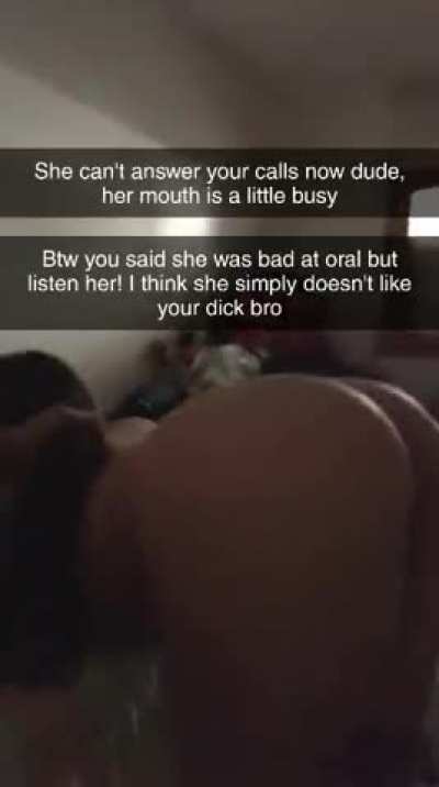 She's busy dude, stop calling