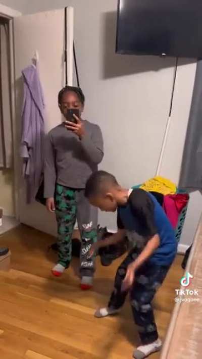 Kid's dedication is outstanding