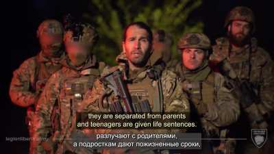 Freedom Russia Legion ⬜🟦⬜: "Residents of Russia! We are Russians just like you. We are distinguished only by the fact that we no longer wanted to justify the actions of criminals in power and took up arms to defend our and your freedom."